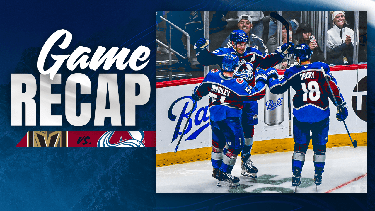 Avalanche Comeback to Defeat Golden Knights 4-2 in Preseason Action