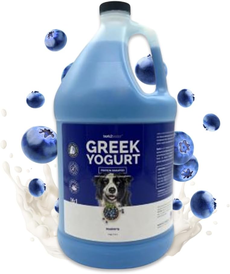 Bark2Basics Blueberry Greek Yogurt Shampoo, 1 Gallon – Protein Pet Shampoo, All Natural Ingredients, Restores Moisture, 16 to 1 Dilution, Gentle Clean Bark2Basics Blueberry Greek Yogurt Shampoo, 1 Gallon – Protein Pet Shampoo, All Natural Ingredients, Restores Moisture, 16 to 1 Dilution, Gentle Clean