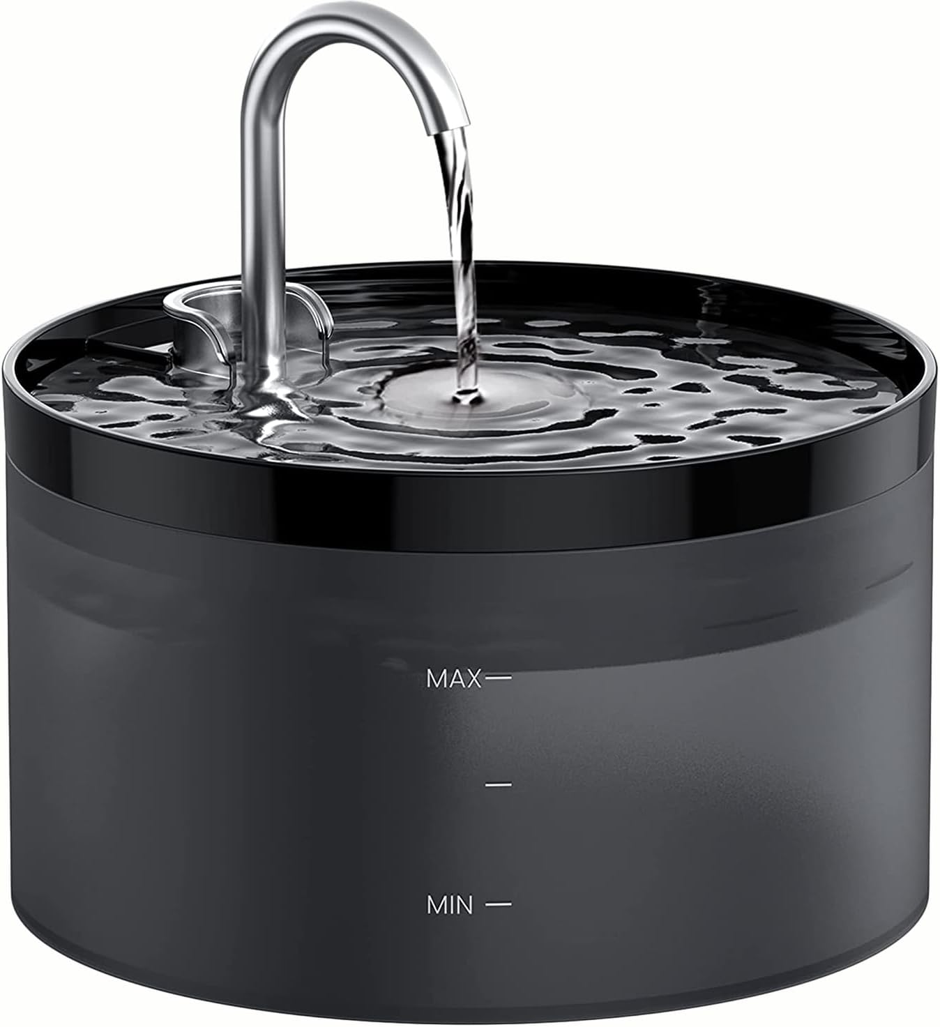 Cat Water Fountain: Dog Bowl Fountains – Automatic Pet Dispenser – Dogs Drinking Waterer Bowls Indoor – Auto Watering Dish Supplies – Easy Cleaning Animal Machine – Quiet 67oz/2L Kitty Drink Fountain
