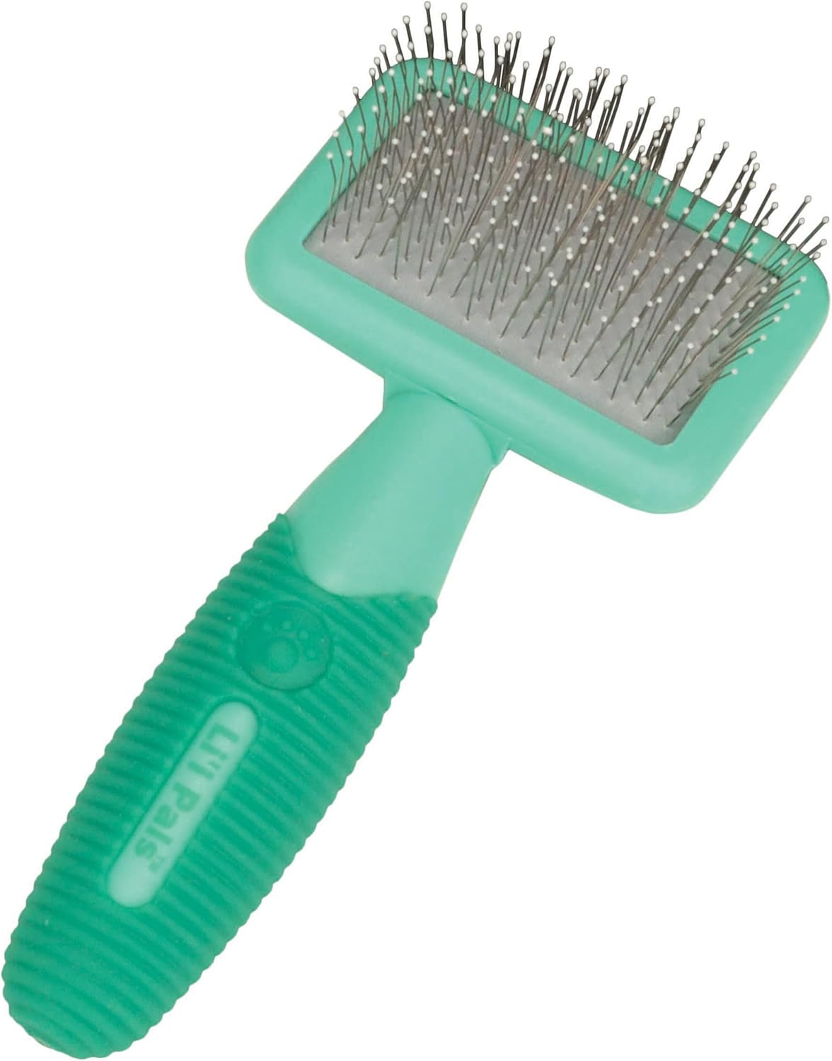 Coastal Pet Li’l Pals Dog Slicker Brush with Coated Tips – Dog Grooming Brush for Small Breeds & Puppies – One Size (3.25” x 7.25”)