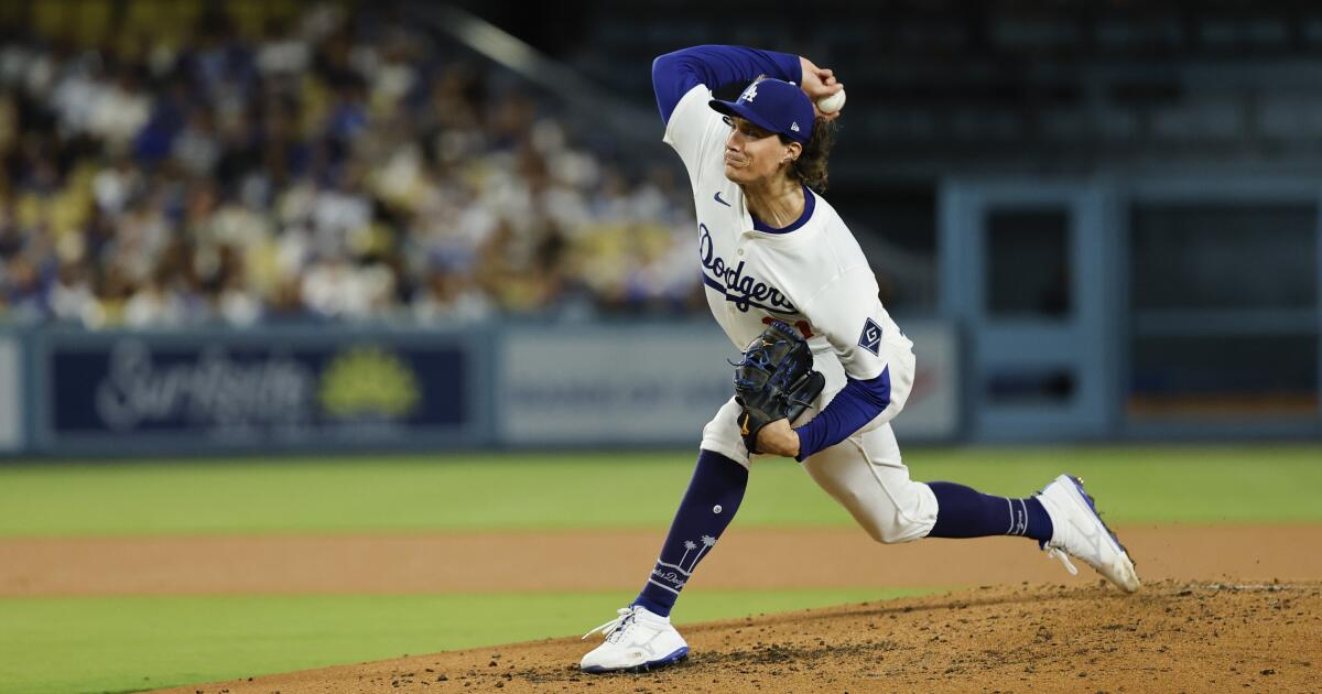 Dodgers hope a well-rested Tyler Glasnow can pitch them into NLCS