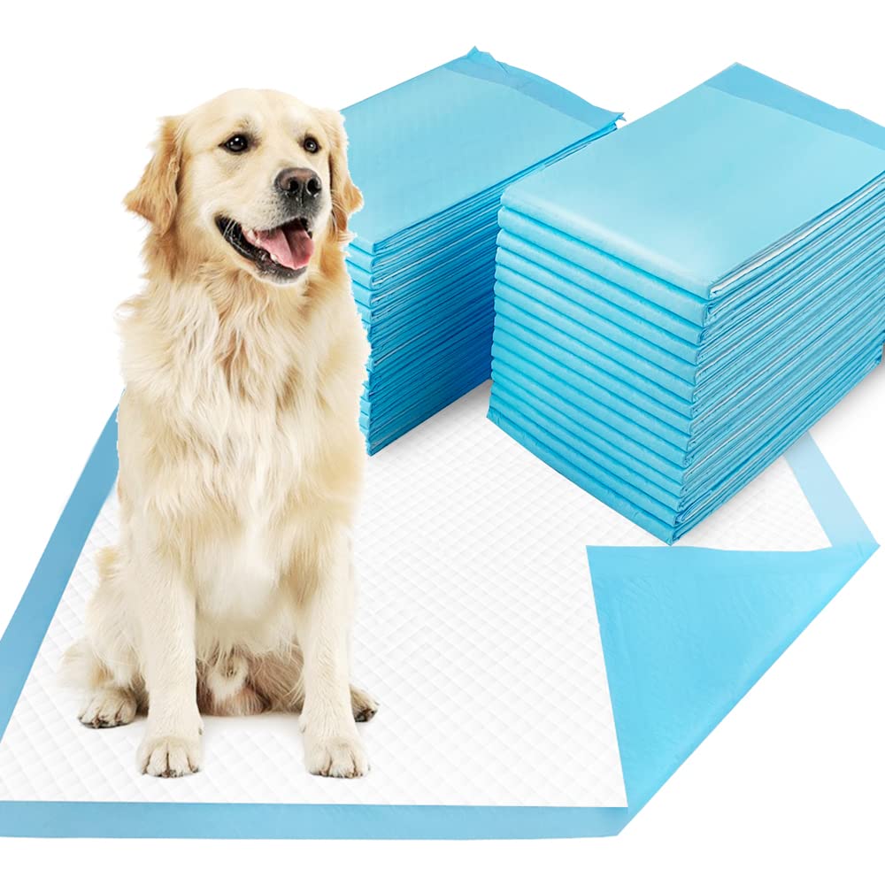 Dog Pee Pads Extra Large 30″x36″, 30 Count Super Absorbent Pee Pads for Dogs, Disposable Urine Bed Pads for Doggie, Thicken XXL Puppy Pads, Piddle Pads X-Large for Indoor, Outdoor Use