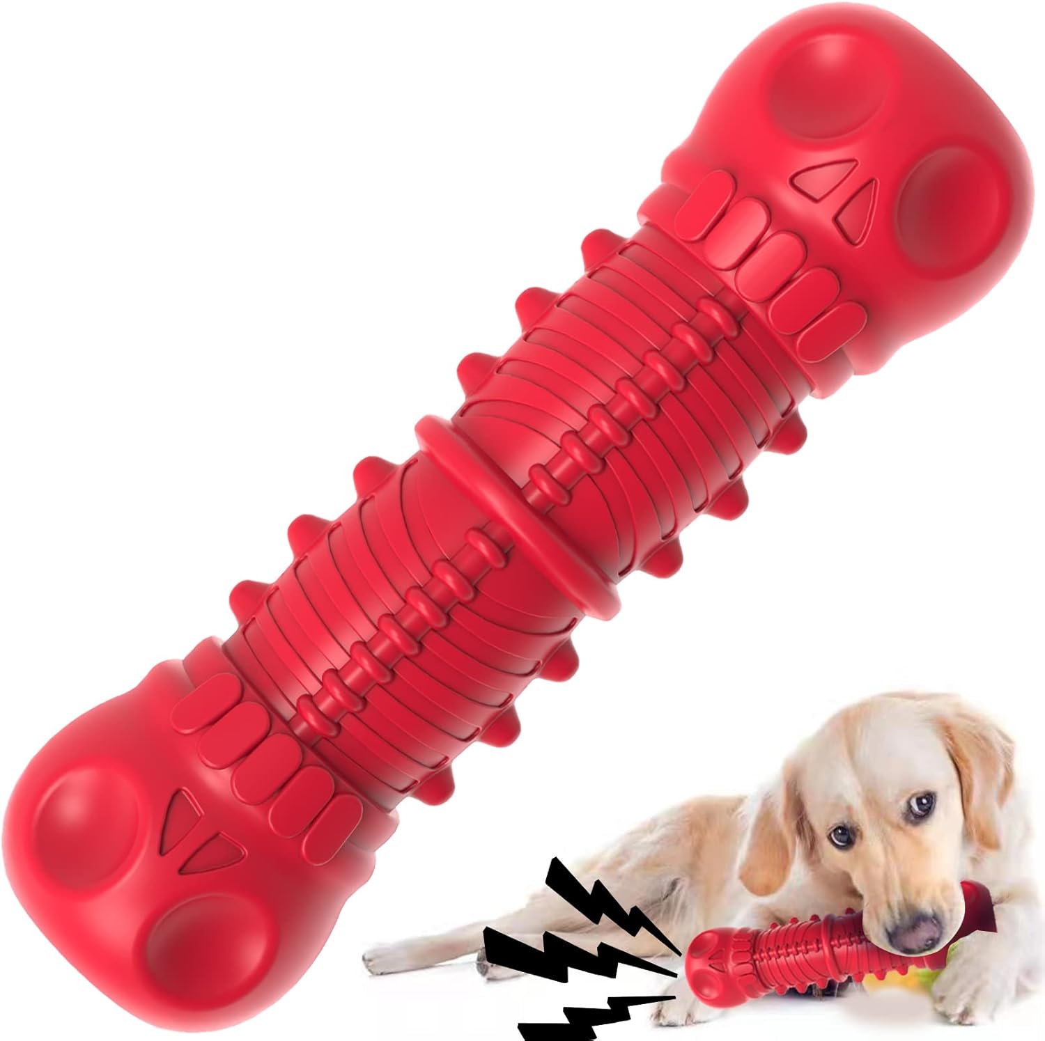 Dog Squeaky Toys for Aggressive Chewers, Durable Chew Toys for Large Medium Breed Dog, Dog Toys, Tough Durable Dogs Toys with Natural Rubber Dog Squeaky Toys for Aggressive Chewers, Durable Chew Toys for Large Medium Breed Dog, Dog Toys, Tough Durable Dogs Toys with Natural Rubber