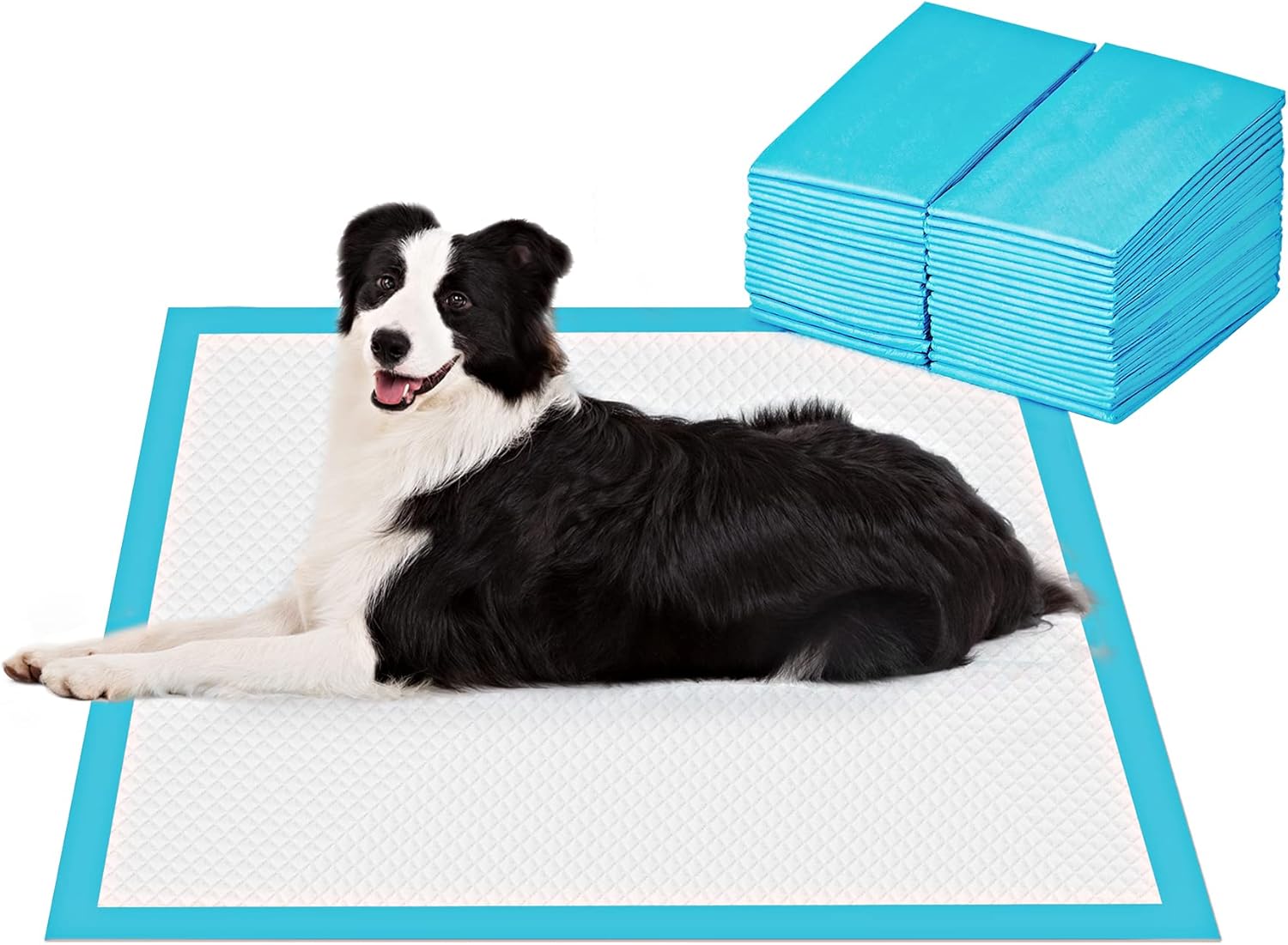 Extra Large Pet Training and Puppy Pads Pee Pads for Dogs 28″x34″ -40 Count Super Absorbent & Leak-Proof