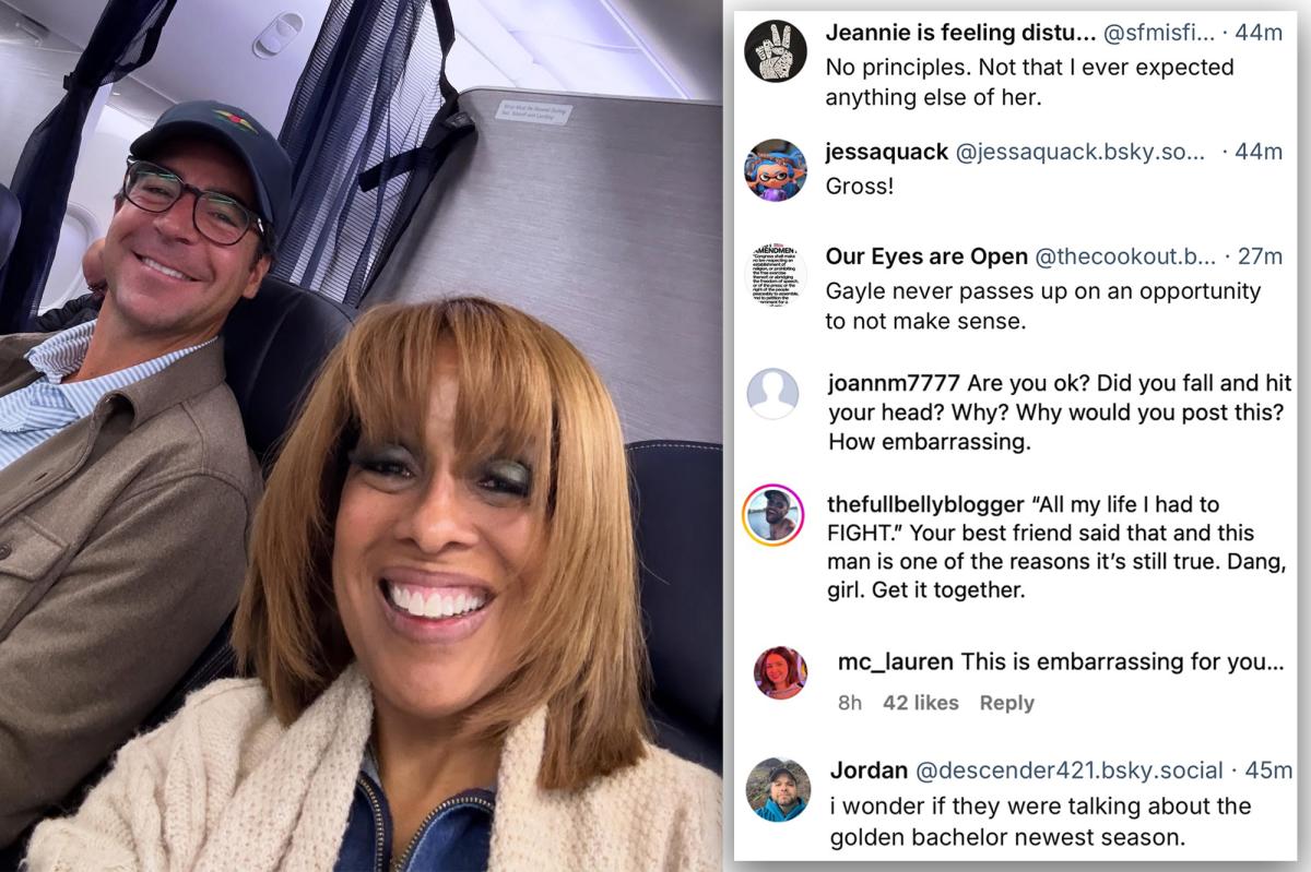 Gayle King’s selfie with Fox News’ Jesse Watters prompts liberal meltdown