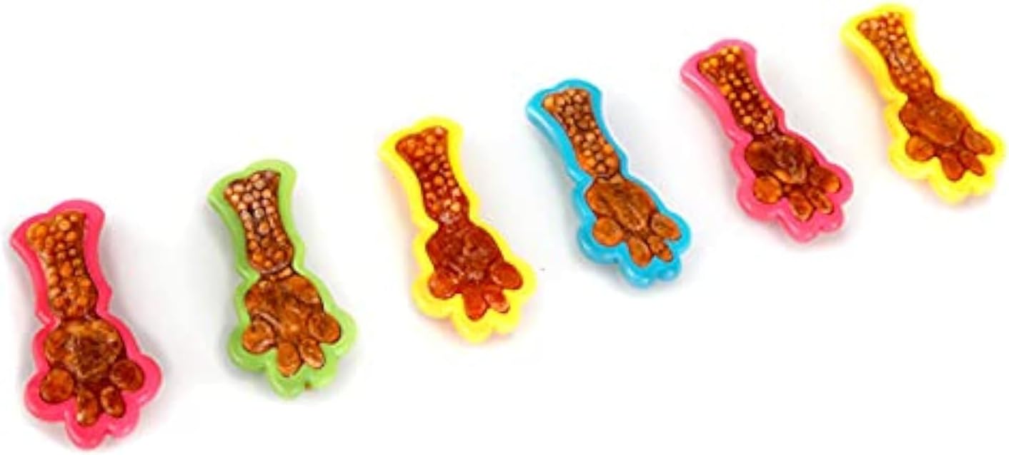 Hartz Chew ‘n Clean Dental Duo Dog Treat & Chew Toy, Color Varies, Extra Small, 6 Count