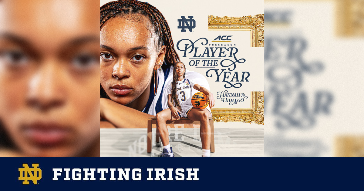 Hidalgo Named ACC Preseason Player Of The Year – Notre Dame Fighting Irish – Official Athletics Website