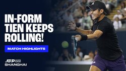Highlights: #NextGenATP Tien rallies past Kecmanovic for Shanghai 2025 debut win | ATP Tour
