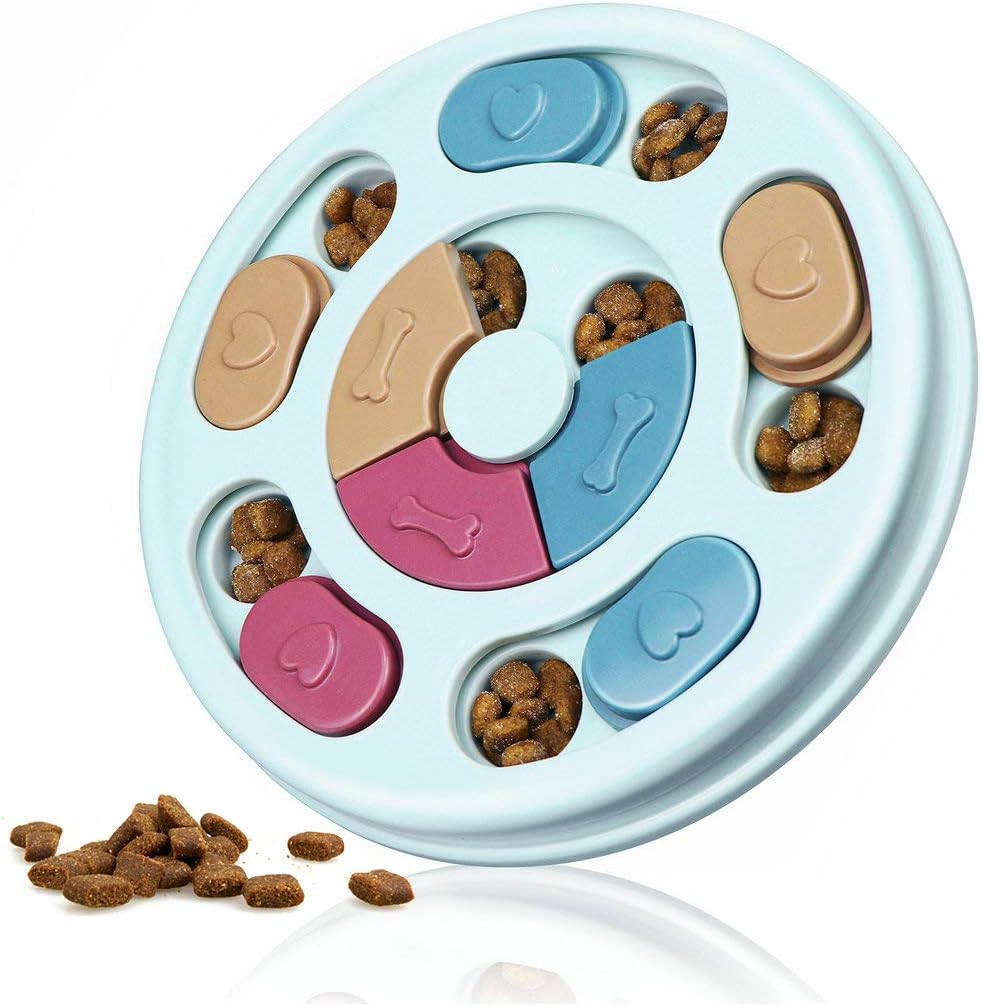 Interactive Dog Puzzle Toys – Mentally Stimulating Treat Dispenser for Training Small, Medium & Large Dogs