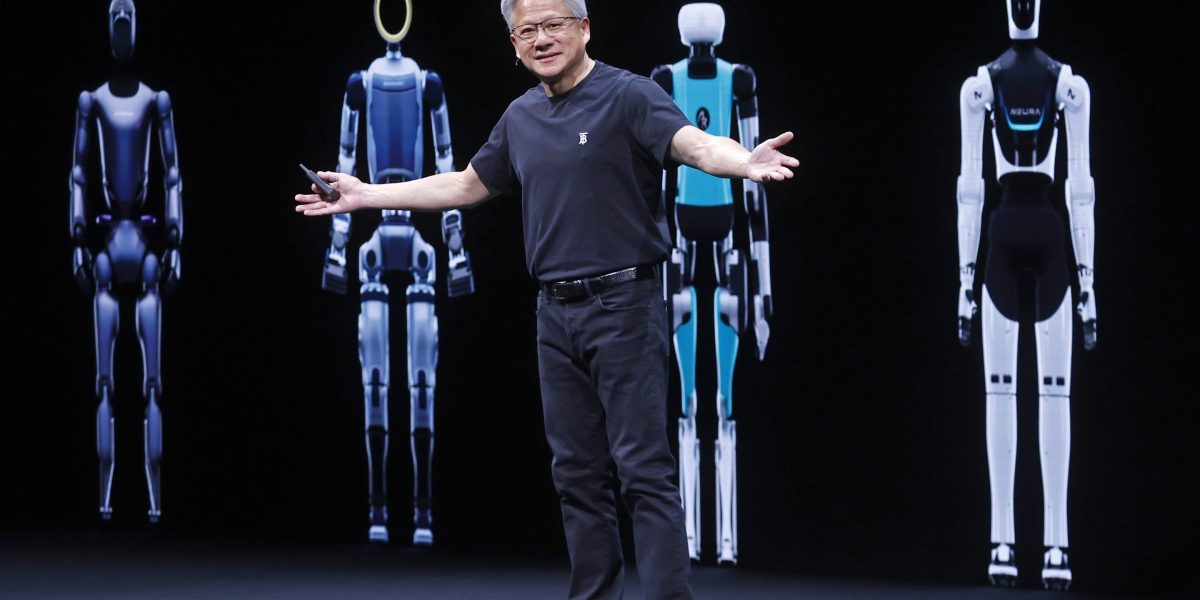 Jensen Huang says the future workforce will be a mix of ‘humans and digital humans’