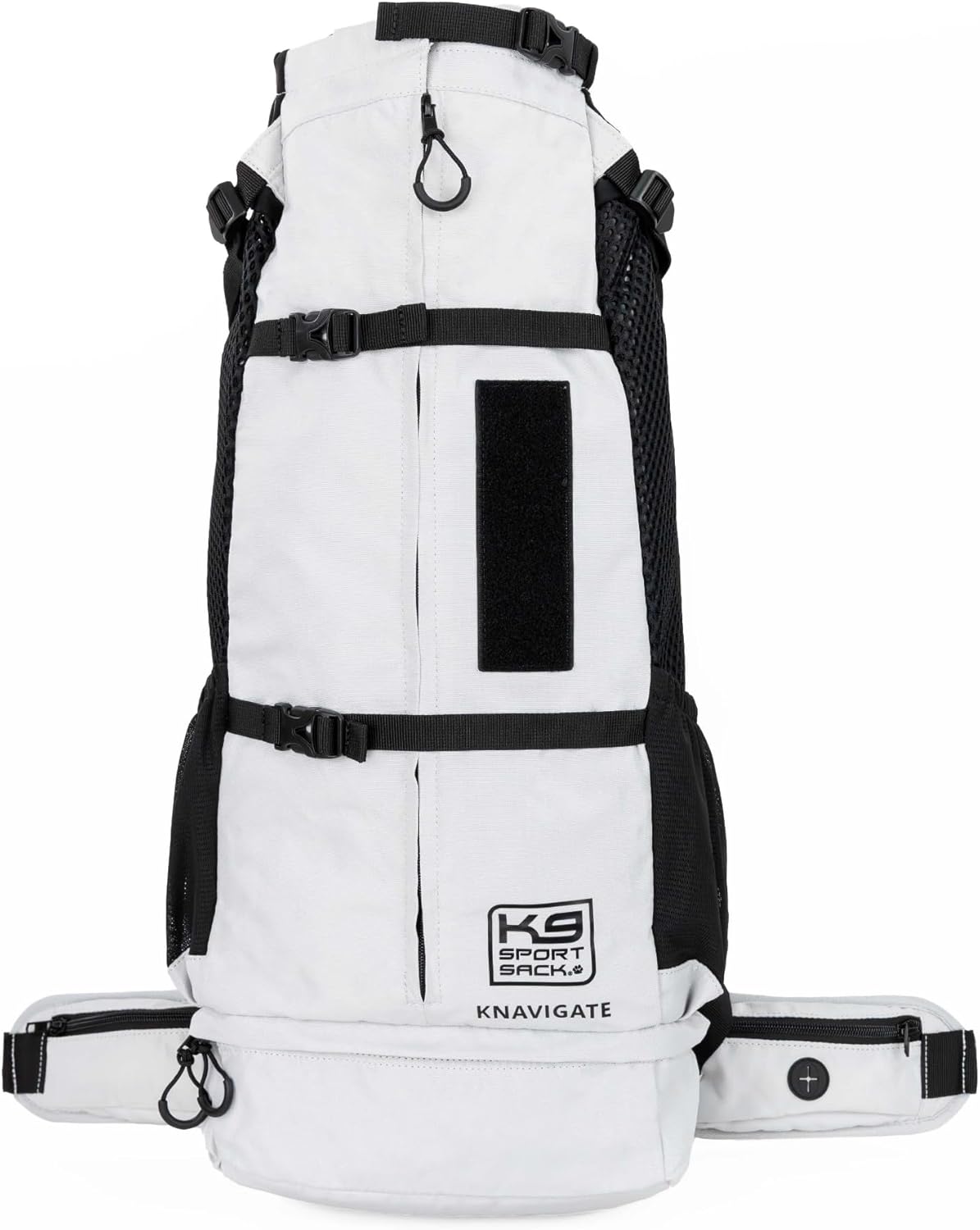 K9 Sport Sack Knavigate – Large, Lunar Rock – Ideal for Dogs with 20-22” Back Length – Adjustable, Backpack-Style Carrier with Internal Frame & Padded Hip Belt