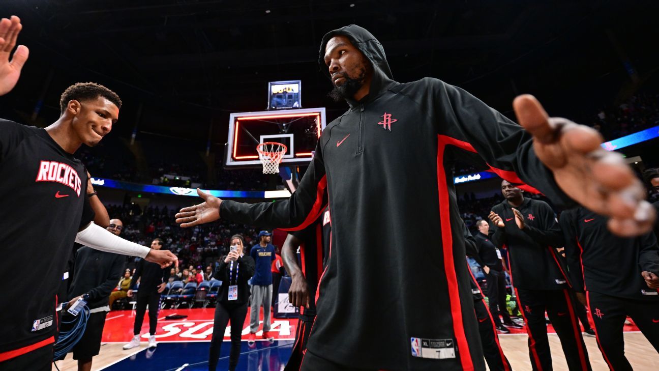 Kevin Durant gets M Rockets extension, M under max