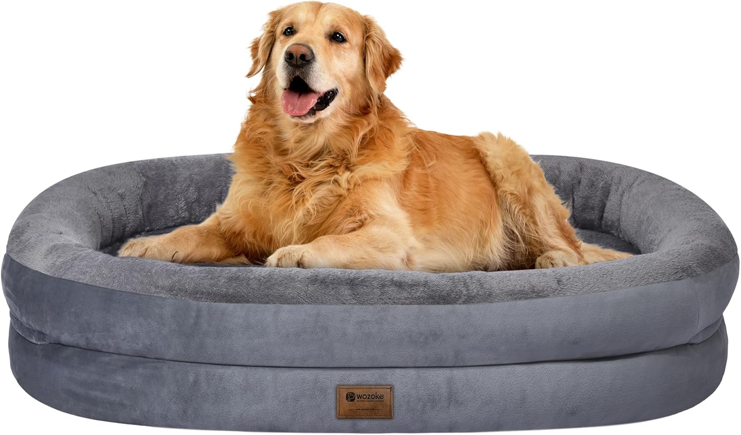 Orthopedic Washable Large Dog Bed: Waterproof Pet Bed with Bolsters – Removable Washable Cover for L XL XXL Large Sized Dog Bed – Non-Slip Bottom Orthopedic Washable Large Dog Bed: Waterproof Pet Bed with Bolsters – Removable Washable Cover for L XL XXL Large Sized Dog Bed – Non-Slip Bottom