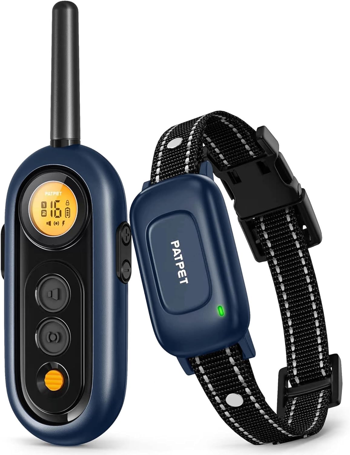 PATPET Dog Training Collar – 2000Ft Waterproof Shock Collar for Small Medium Dogs (10-100Ibs), Rechargeable Training Collar with 3 Safe Training Modes PATPET Dog Training Collar – 2000Ft Waterproof Shock Collar for Small Medium Dogs (10-100Ibs), Rechargeable Training Collar with 3 Safe Training Modes