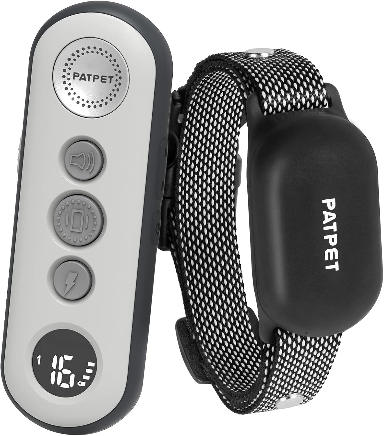 PATPET Dog Training Collar with Remote – Electric Dog Shock Collars for Small Medium Large Dogs, 3 Adjustable Safe Modes Rechargeable Waterproof E Collar for Dogs (8-120 lbs)
