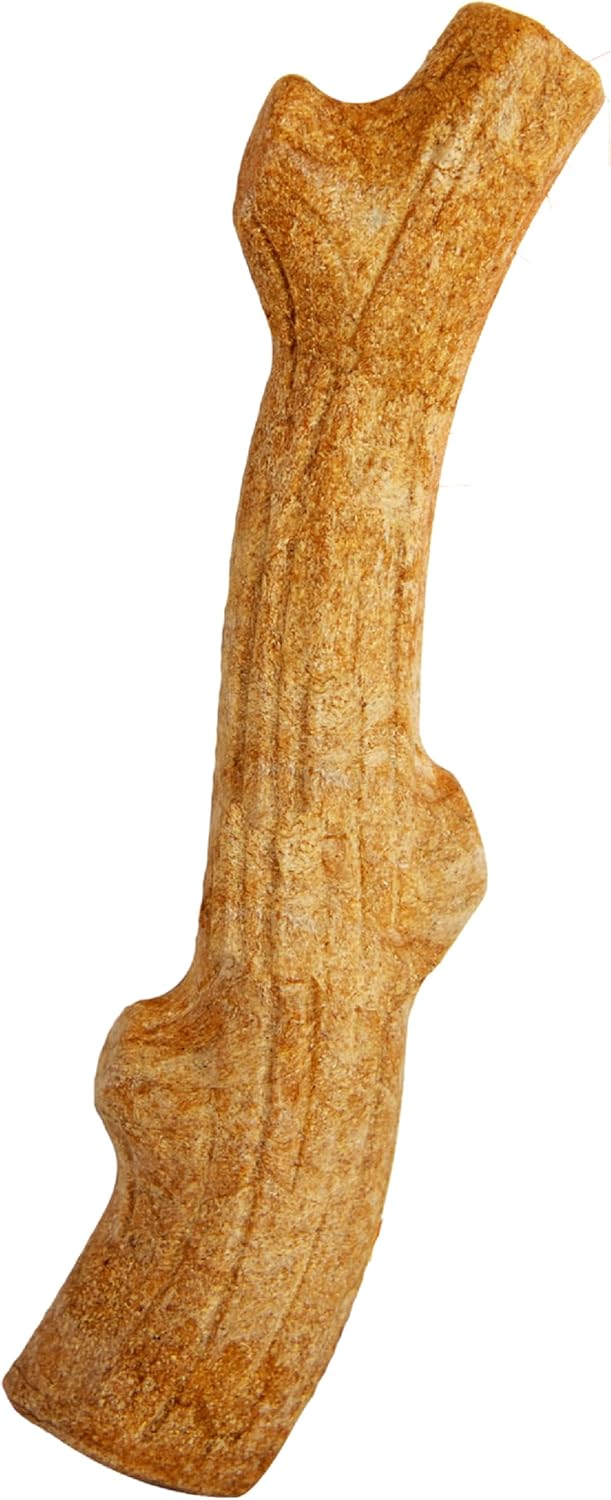 Petstages Outward Hound Super Dogwood Durable Dog Chew Toy, Large – Long Lasting Chew Stick Made with Real Wood – USA Made, L