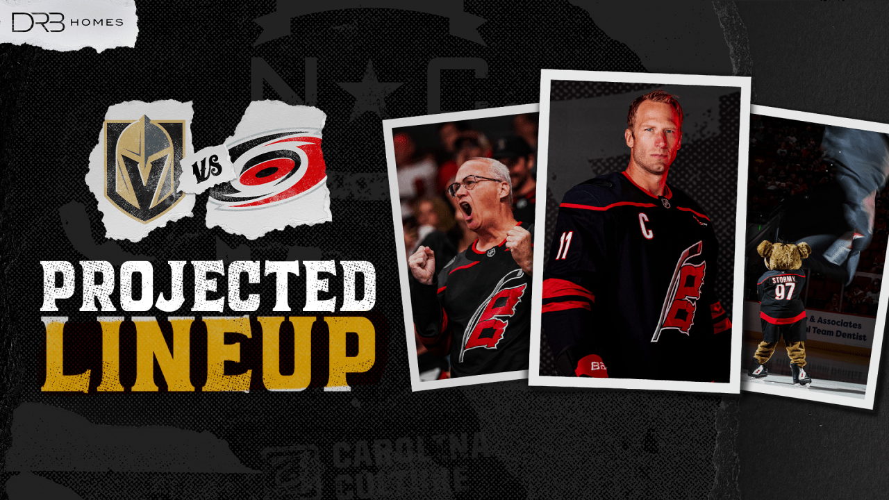 Projected Lineup: October 28 vs. Vegas Projected Lineup: October 28 vs. Vegas