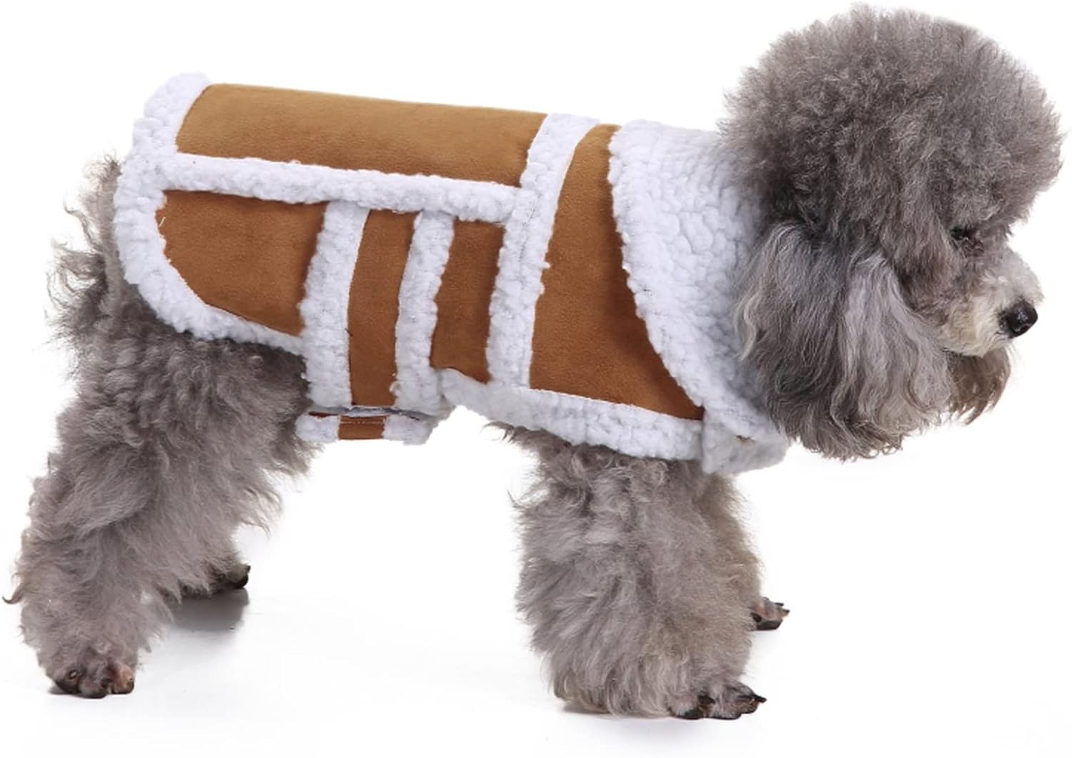Rypet Small Dog Winter Coat – Shearling Fleece Dog Warm Coat for Small to Medium Breeds Dogs Coffee, X-Large Rypet Small Dog Winter Coat – Shearling Fleece Dog Warm Coat for Small to Medium Breeds Dogs Coffee, X-Large