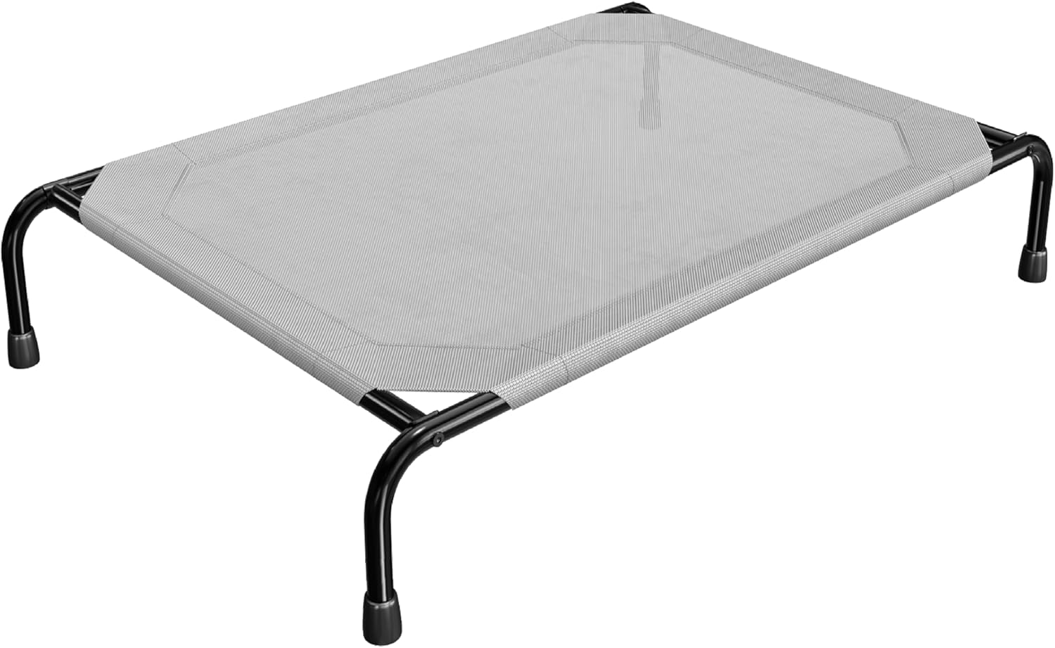 Simple Trending Raised Dog Bed for Large Dogs, Waterproof XL Dog Cot, Outdoor Cooling Elevated Pet Bed Load 200lb, 47.75″ x 30.5″, Grey