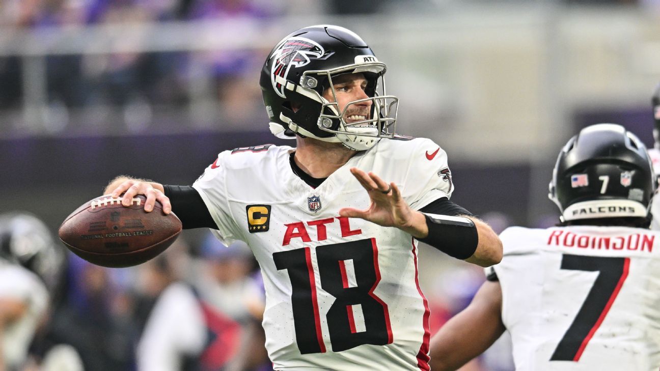 Sources: Falcons’ Kirk Cousins to start for injured Michael Penix Jr. Sources: Falcons’ Kirk Cousins to start for injured Michael Penix Jr.