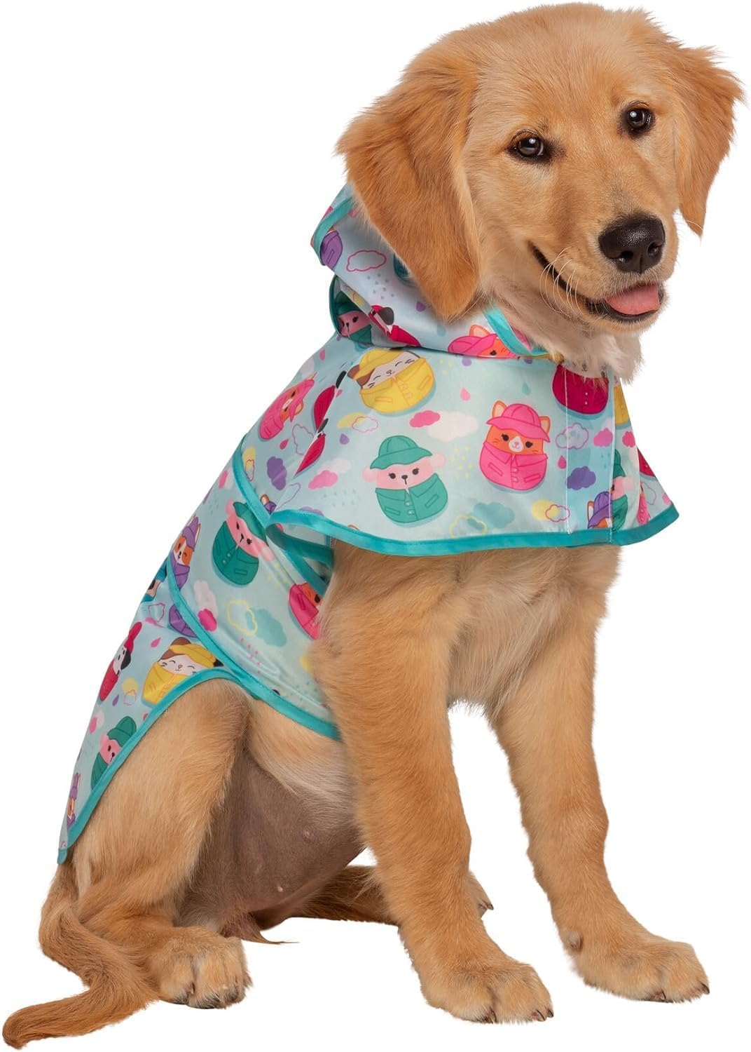 Squishmallows Original It’s Raining Squish Pet Raincoat (Small) – Official Jazwares Pets Apparel for Dogs