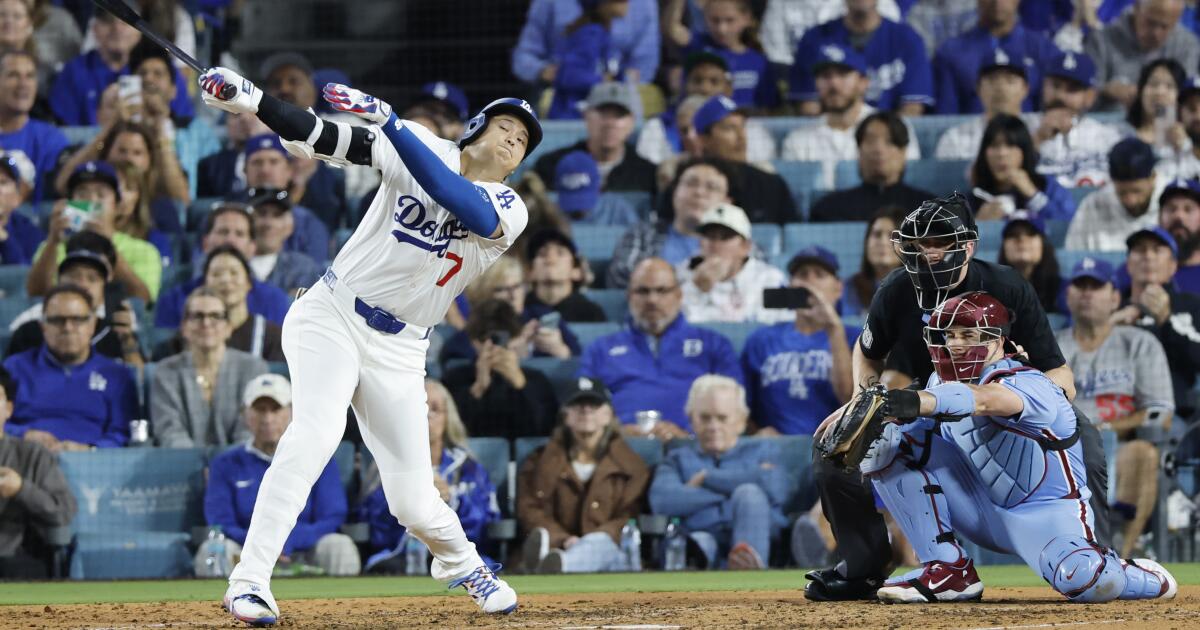 Why has Shohei Ohtani gone missing at the plate for the Dodgers?