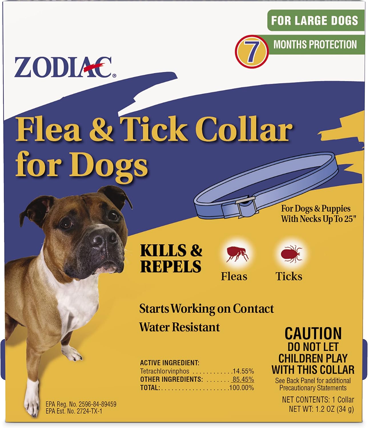 Zodiac Flea and Tick Collar for Large Dogs Zodiac Flea and Tick Collar for Large Dogs