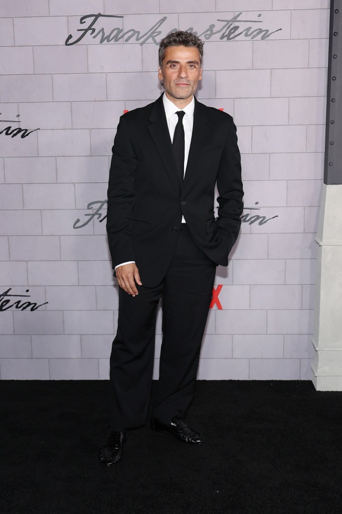 Oscar Isaac attends a special screening of "Frankenstein" at The Plaza Hotel