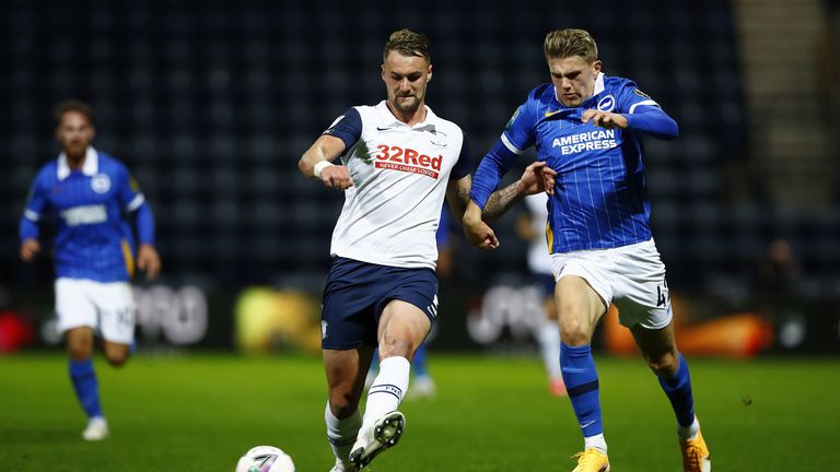 Gyokeres most played as a winger for Brighton's youth and first-team