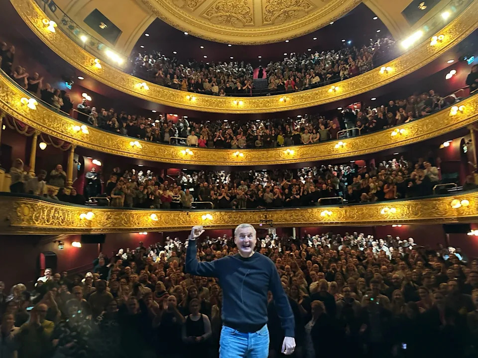 "Somebody Feed Phil" host Phil Rosenthal at one of his shows. He'll be in Westchester Nov. 7 at The Capitol Theatre in Port Chester.