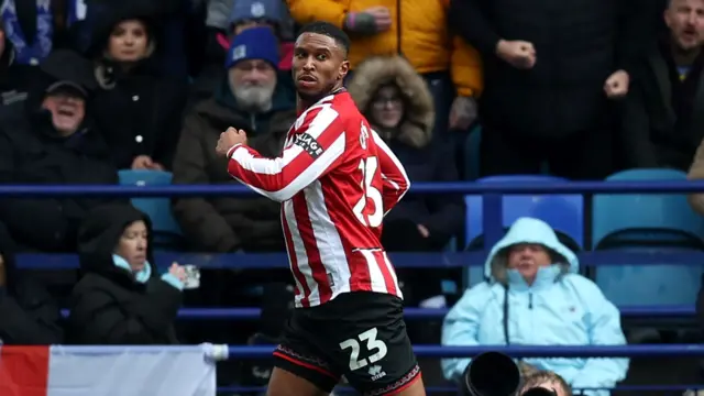 Tyrese Campbell of Sheffield United celebrates