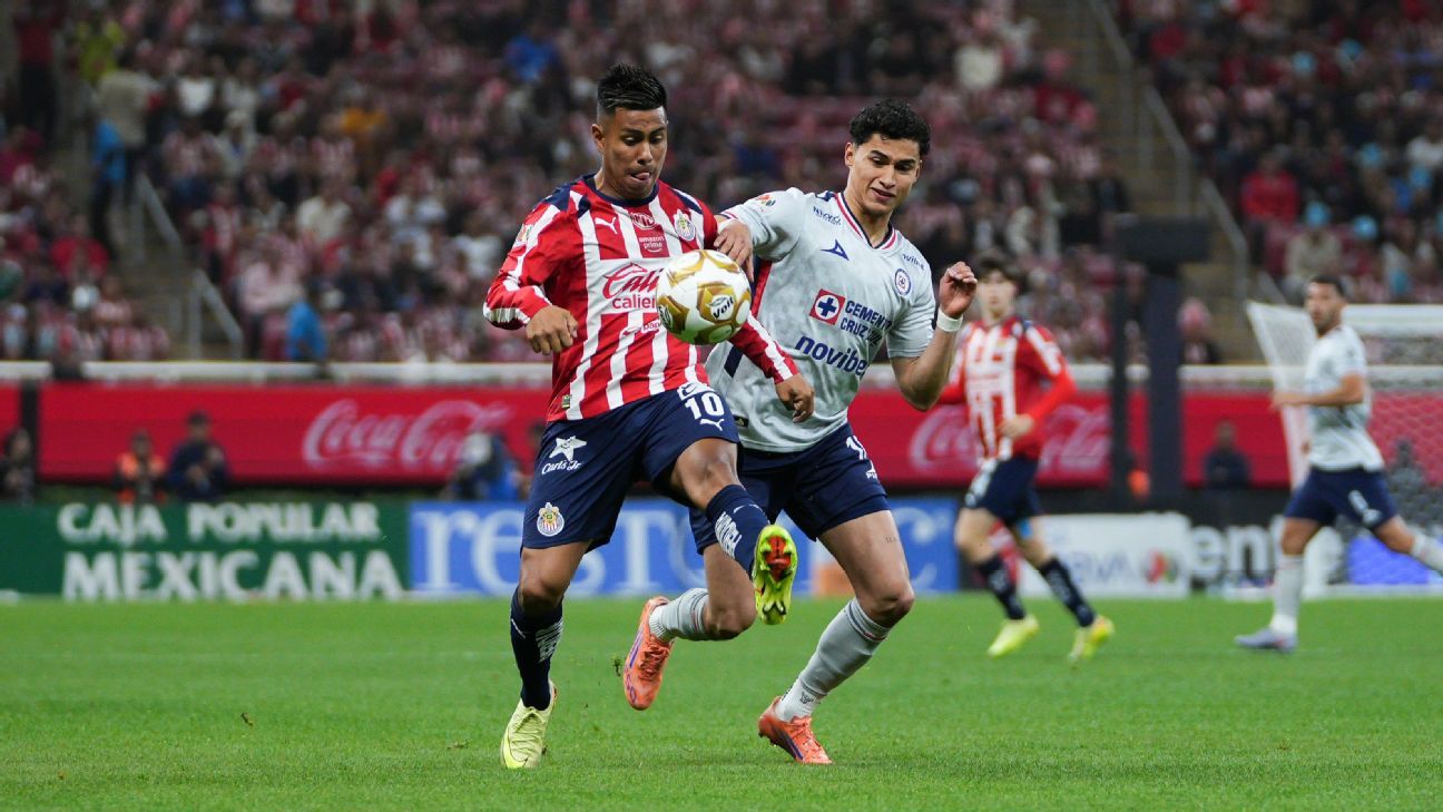 Cruz Azul vs Chivas: posibles alineaciones, Liguilla Apertura 2025