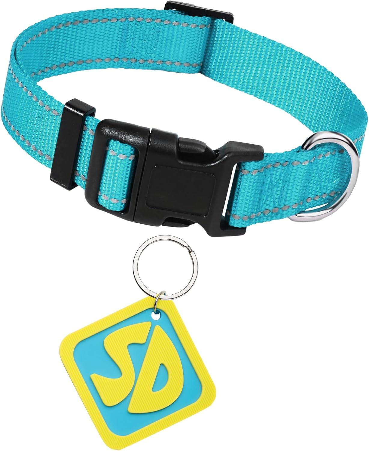 Dog Halloween Costumes, SD Tags with Nylon Adjustable Collar, SD Collar Tags for Large Small Medium Big Extra Large XS XL XXL Pet Puppy Dog, Halloween Decorations for Pet Puppy (L)