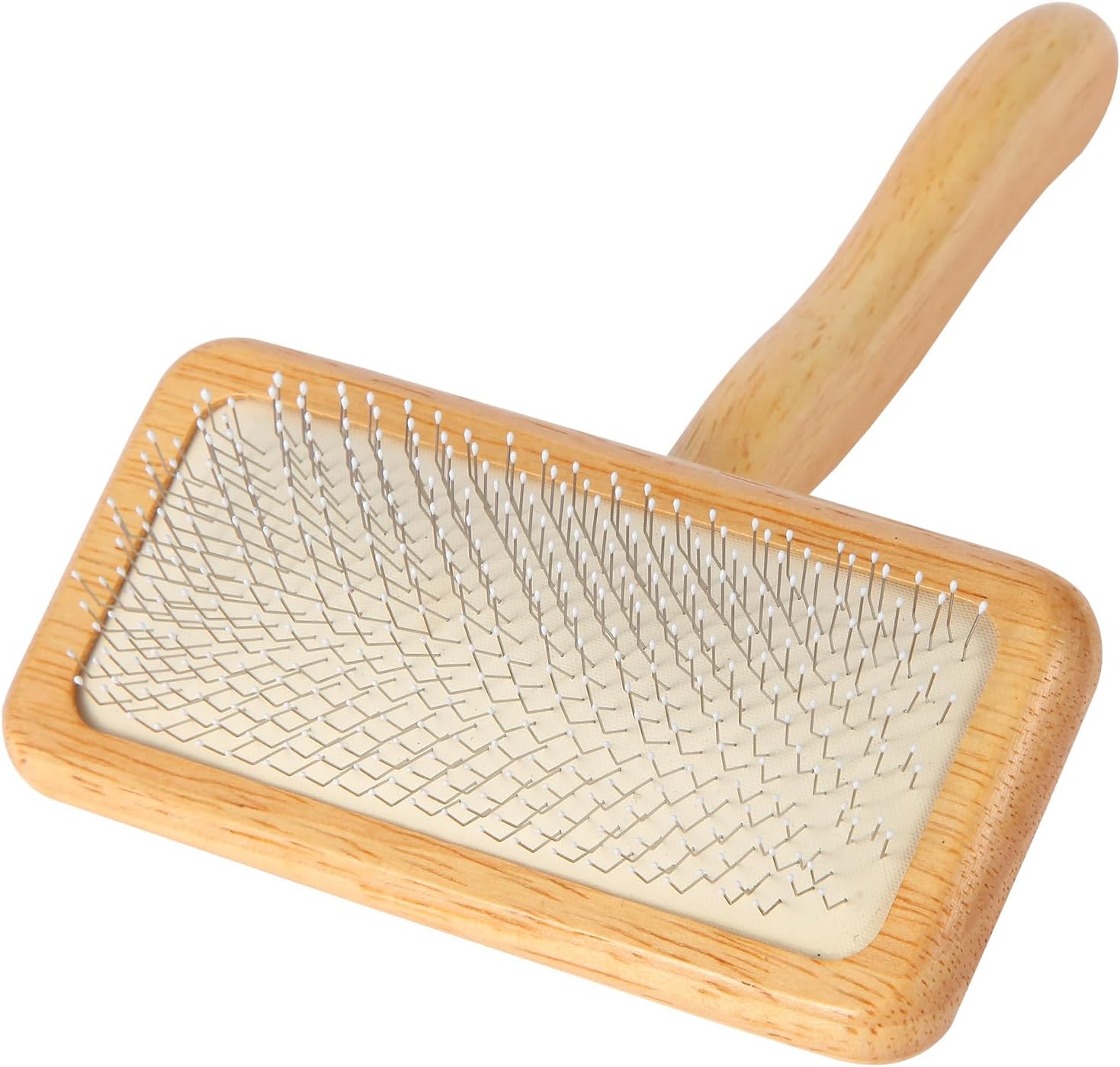 Dog Slicker Brush for Shedding & Grooming – Professional Dog Brush and Cat Brush with Coated Tips & Air-Cushion Design, Deshedding Tool Removes Undercoat Tangles & Loose Fur for Long/Short Hair Pets