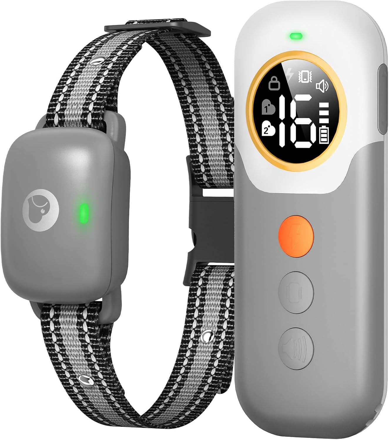 Dog Training Collar – 2600Ft Dog Shock Collar with Remote for 5-120lbs All Breeds Dogs, IP68 Waterproof e Collar with 3 Training Modes, Beep, Vibration, Safe Shock for 1 Dog