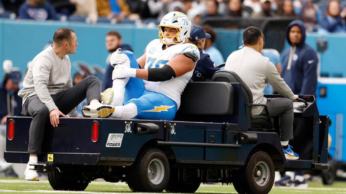Joe Alt injury updates: Chargers’ season hinges on star’s high-ankle sprain