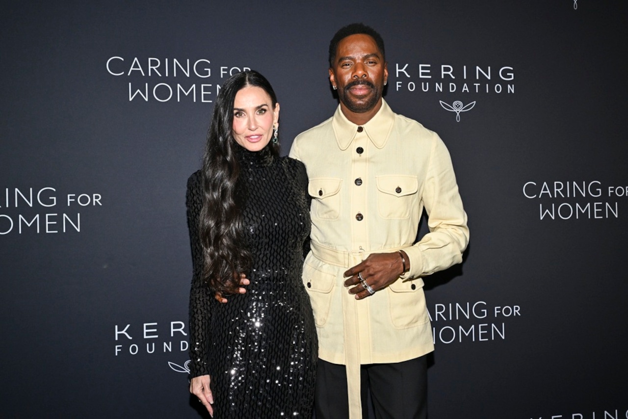 Demi Moore, left, and Colman Domingo