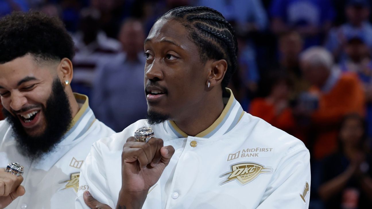 OKC’s Jalen Williams (wrist) has screw removed, out 10-14 more days