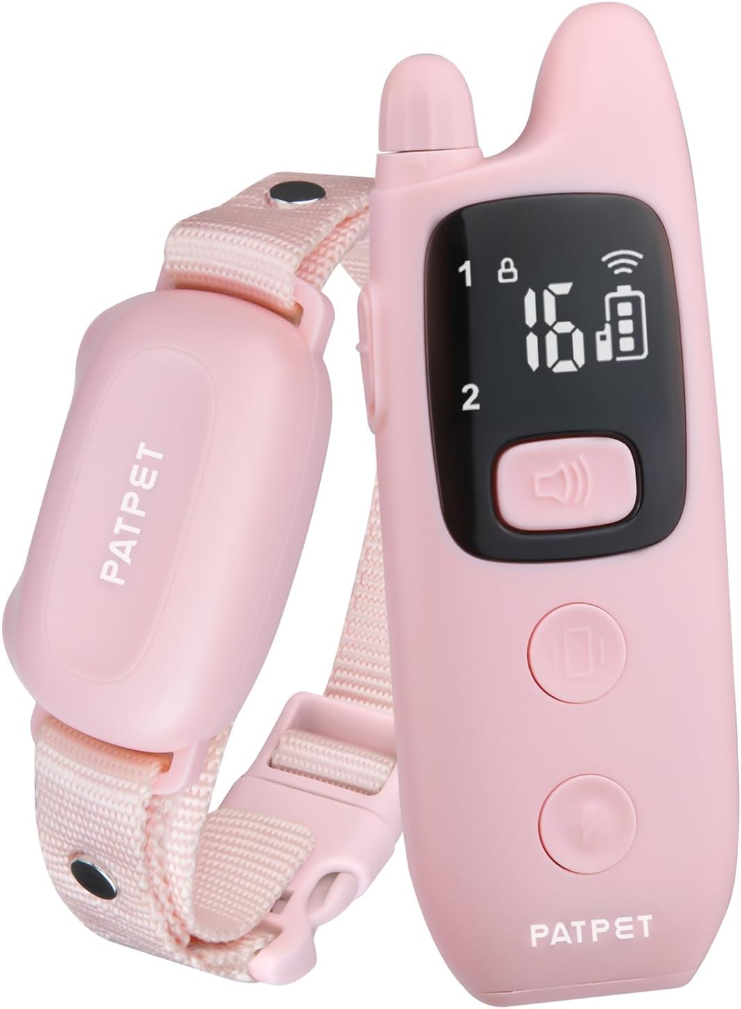 PATPET Dog Shock Collar with Remote – Waterproof Dog Training Collar for Small Medium Large Dogs with Beep, Vibration and 16 Static Levels Shock