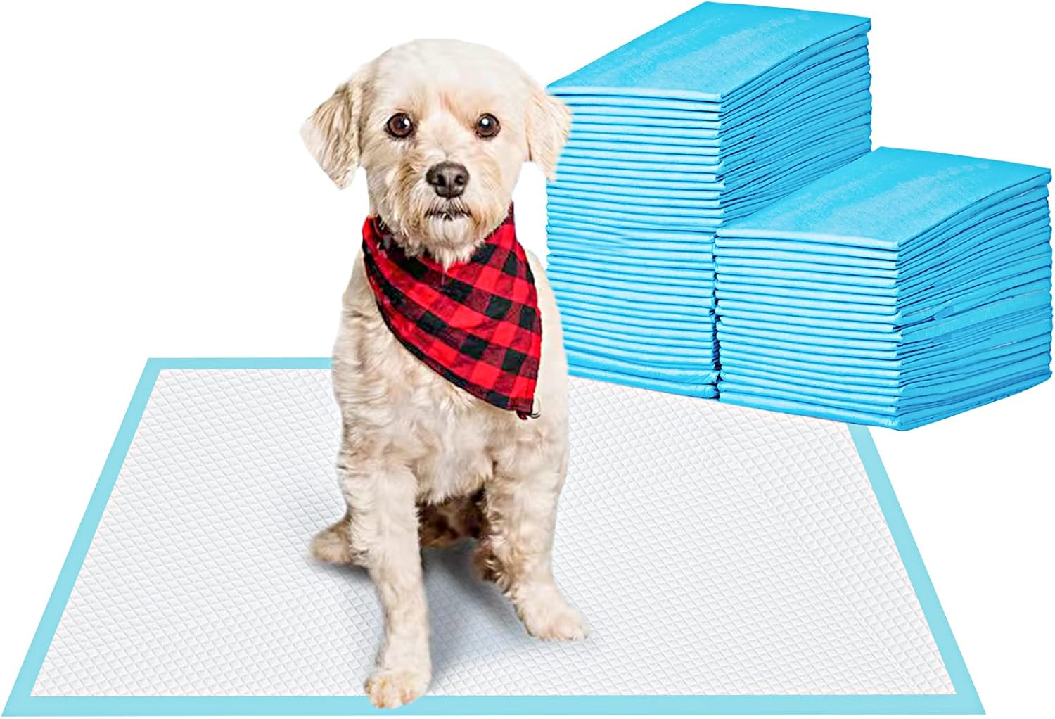 Pet Training and Puppy Pads Pee Pads for Dogs 22″x22″ Super Absorbent & Leak-Proof