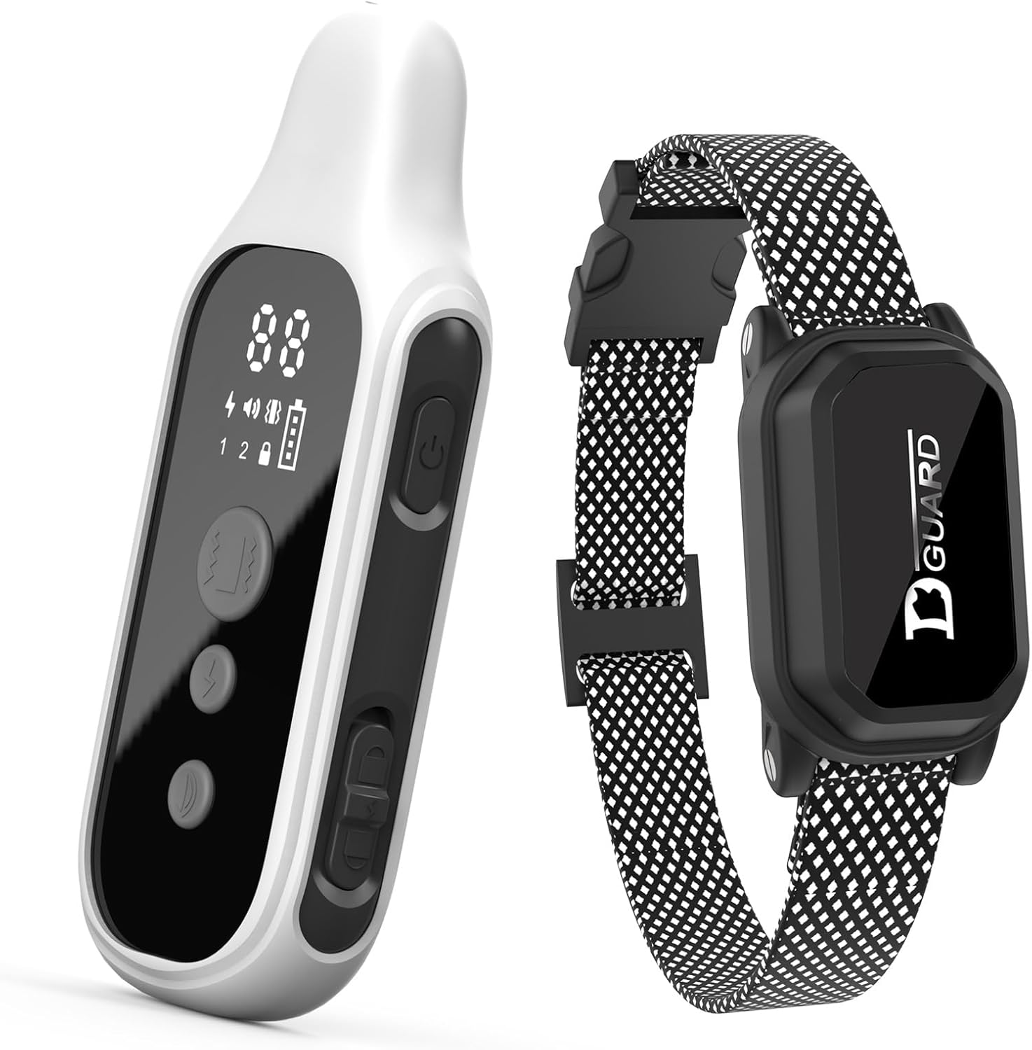 Shock Collar for Dogs, Dog Training Collar with Remote Control 3500FT, 3 Training Modes, IP67 Waterproof E Collar for Small Medium Large Dogs 18-120 lbs