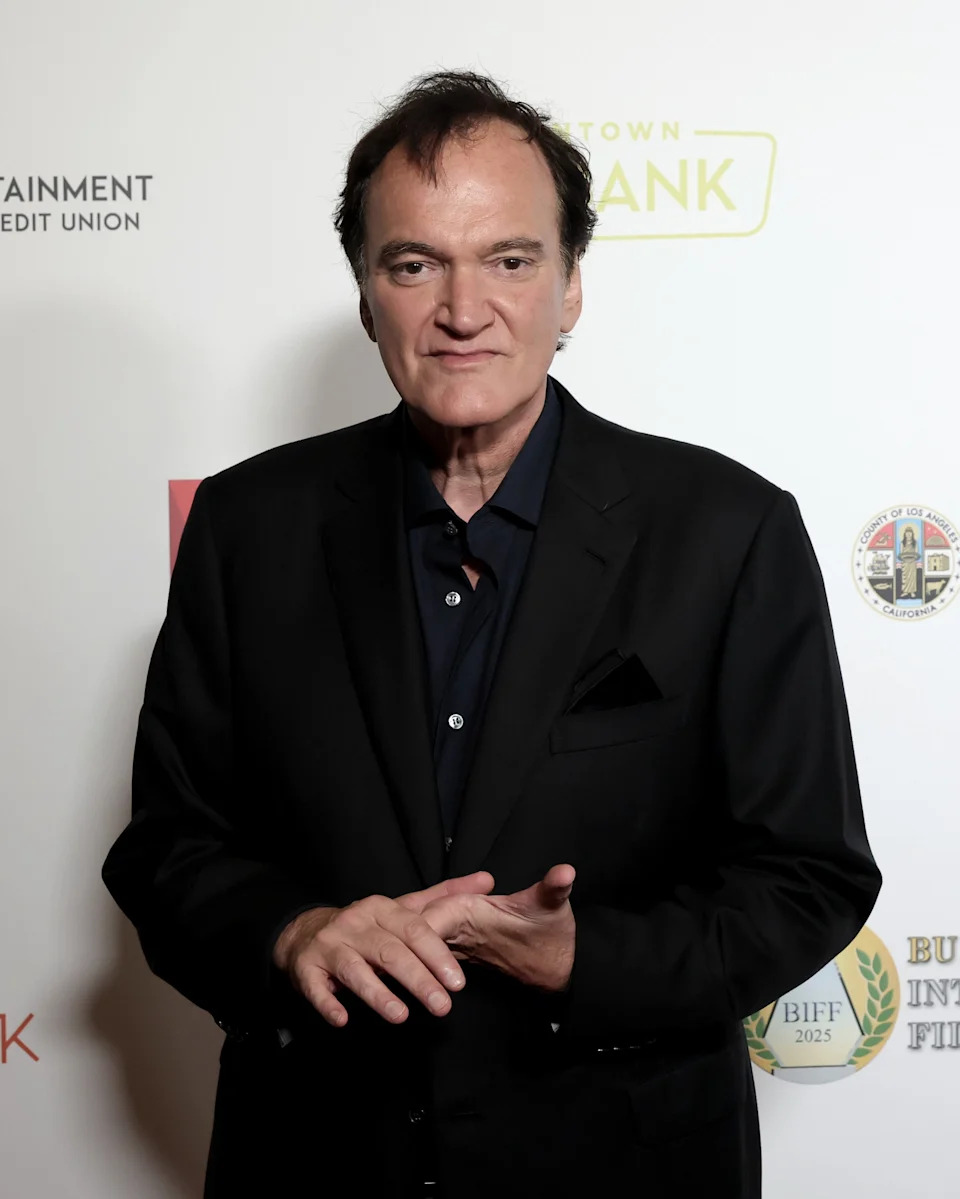 Quentin Tarantino on a film festival red carpet