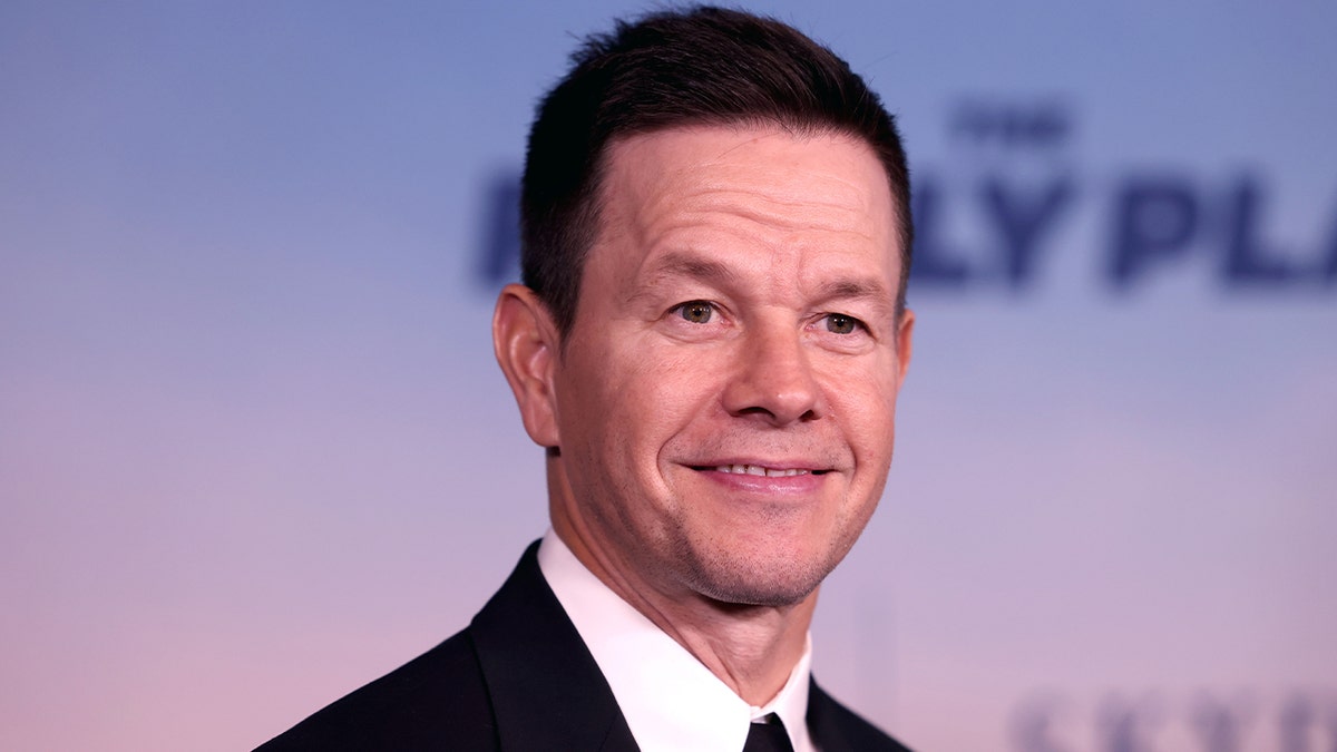 Mark Wahlberg smiling at event