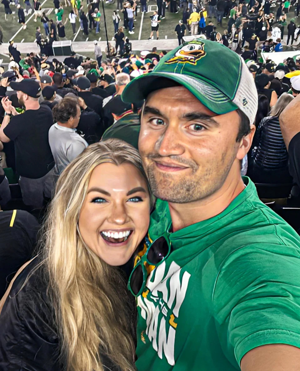 Charlie Kirk and his wife