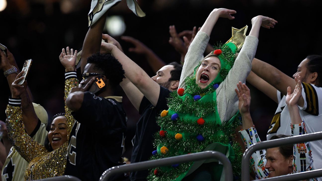 An NFL holiday story, featuring festive names leaguewide