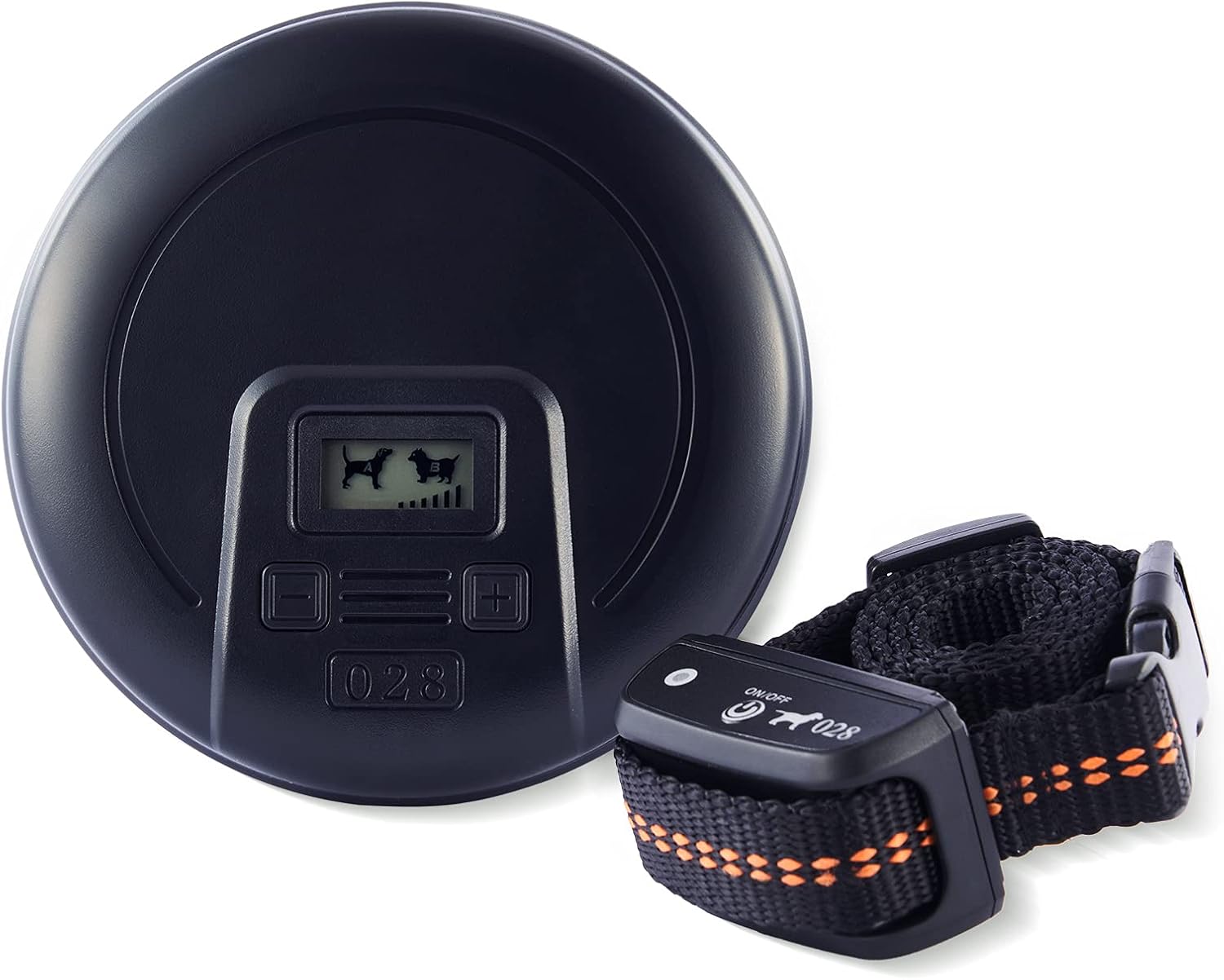 CO-Z Indoor Wireless Pet Barrier with Adjustable Range, Dog Electric Fence for Home, with Transmitter & Rechargeable Shock Training Collar, Pet Gate Keeps 1’6″ to 8’6″ Areas Off Limits