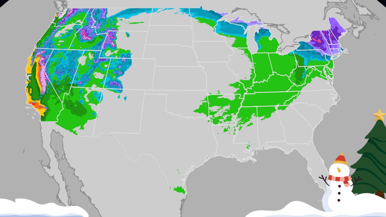 Christmas Holiday Travel Weather Forecast