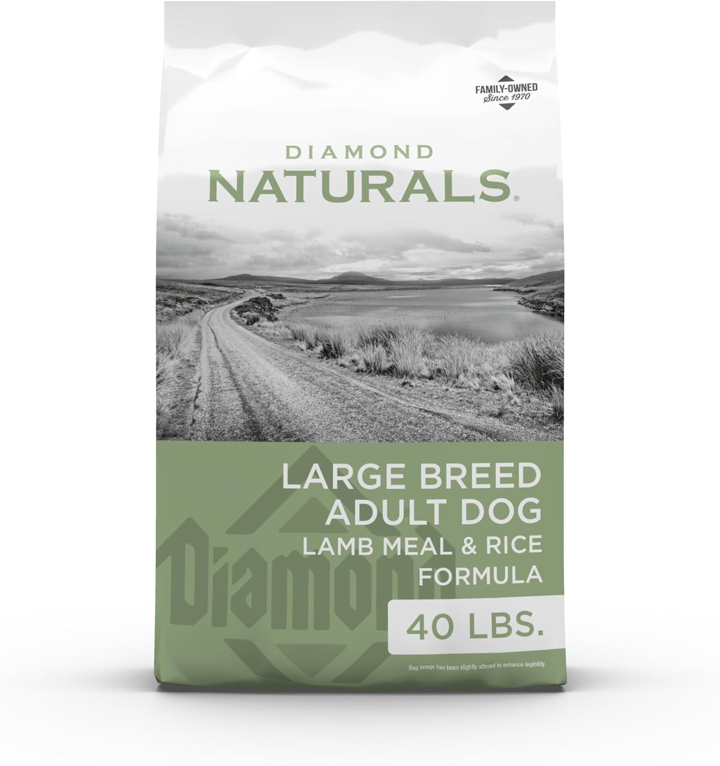 Diamond Naturals Large Breed Adult Dry Dog Food Lamb Meal and Rice Formula with Protein from Real Lamb, Probiotics and Essential Nutrients to Support Balanced and Overall Health in Adult Dogs 40lb
