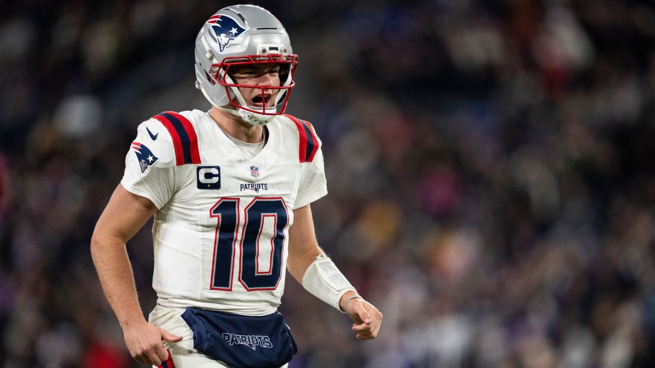 Drake Maye leads 4th-quarter comeback as Pats clinch playoff spot