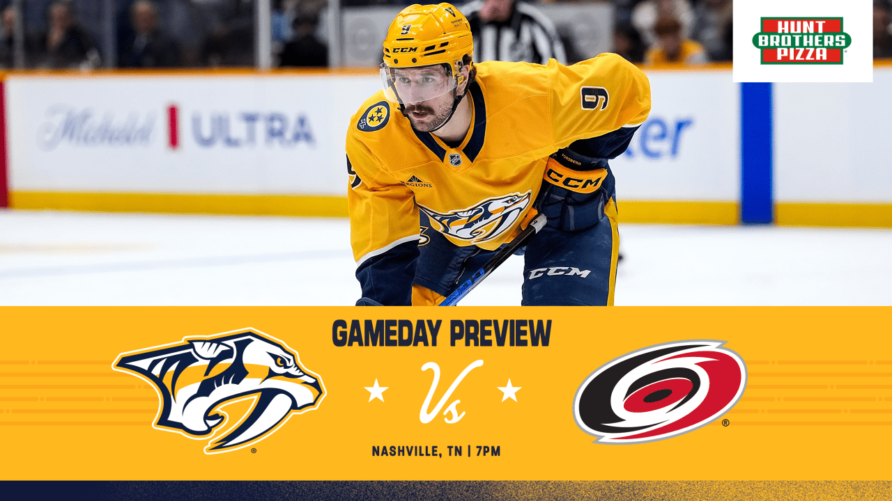 GAME DAY: Hurricanes vs. Preds, December 17